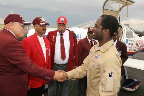 Barrington Irving, the youngest pilot to fly solo around the world.