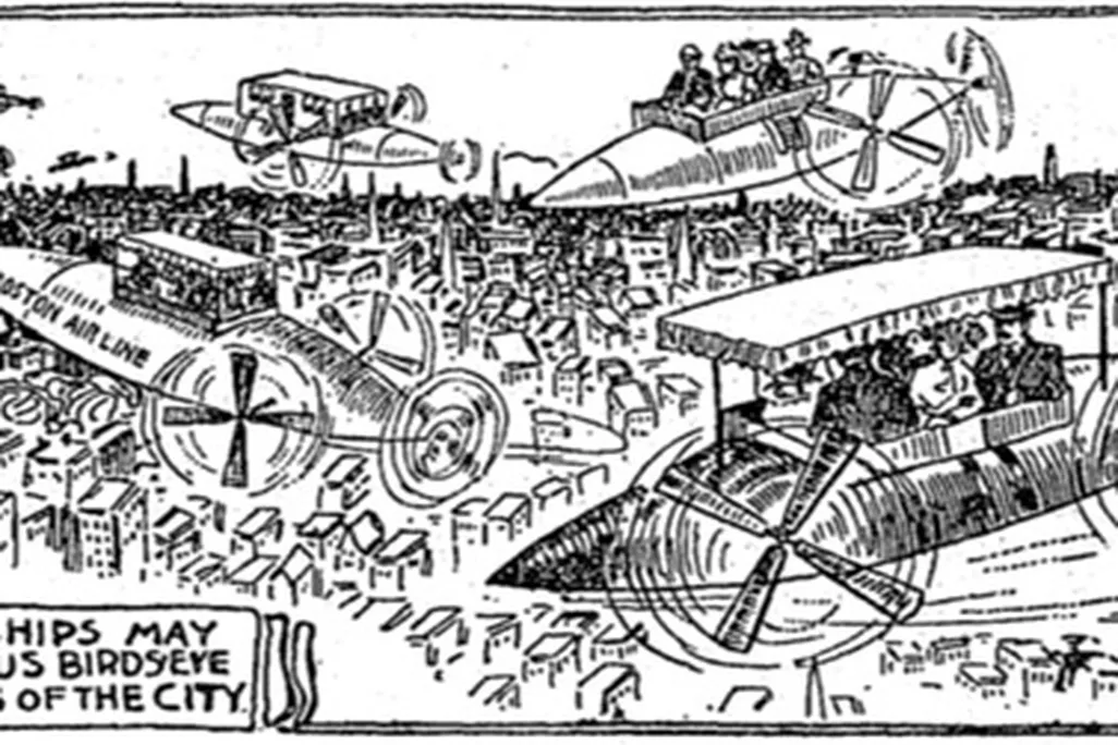 "Airships may give us a birds eye view of the city."