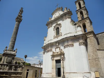 The&nbsp;Colonna di Sant&#39;Andrea landmark in Presicce