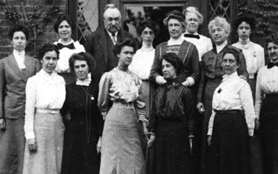 Edward Pickering and his female assistants, known as the “Harvard computers.”