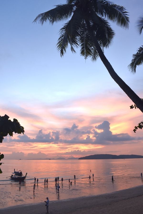 Sunset in Ao Nang, Thailand thumbnail