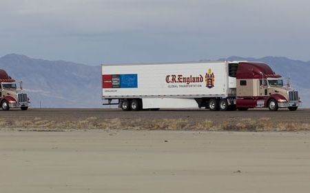 Automatic truck platoons could come to highways near you by the middle of next year.