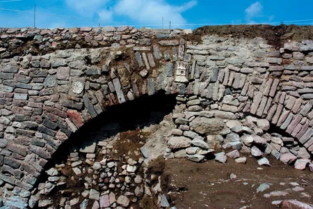 Researchers hoped to open the tunnel to the public. Due to the Covid-19 pandemic, they must settle for covering it with dirt until work can resume.