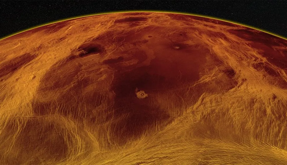 Venus' largest block of crust