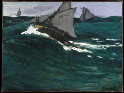 Claude Monet's "The Green Wave" (ca. 1866) is just one of 375,000 images from the Metropolitan Museum of Art that are now available to download for free.