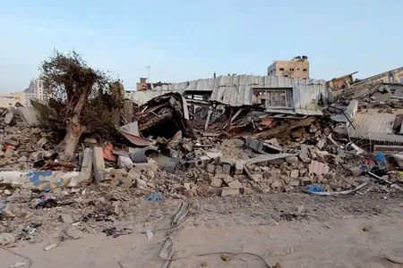 Shababeek for Contemporary Art was leveled during an Israeli military campaign in late March.