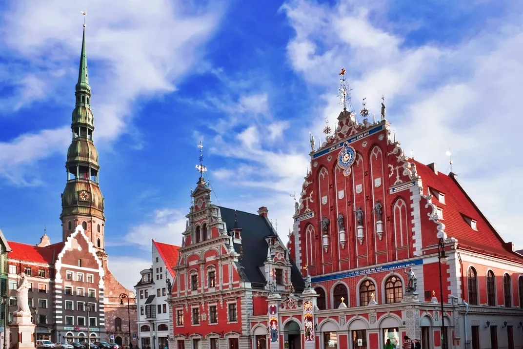 Main square of Riga, Latvia