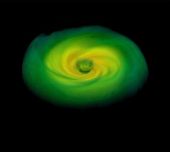 This Is What Happens When a Black Hole Eats a Black Hole