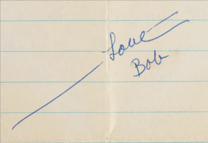 Bob Dylan signature