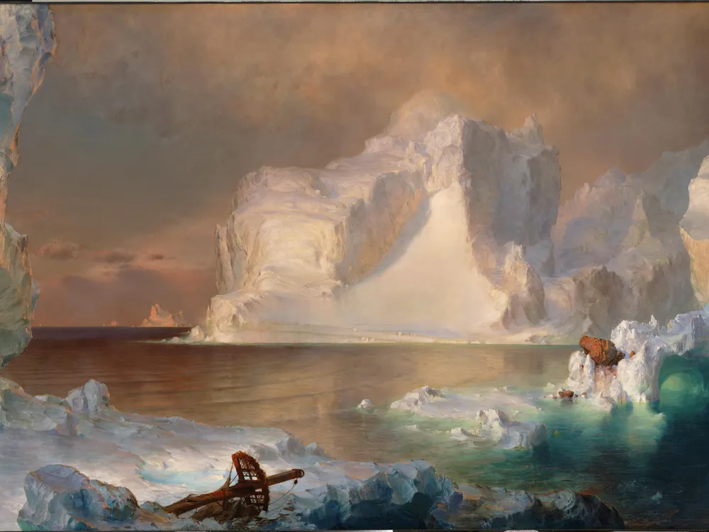 The Icebergs, Frederic Edwin Church, oil on canvas, 1861