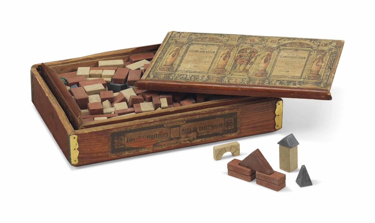 Steinbaukasten / ドイツの100年近く前のブロック積み木 Albert Einstein Played With These Building Blocks as a Child