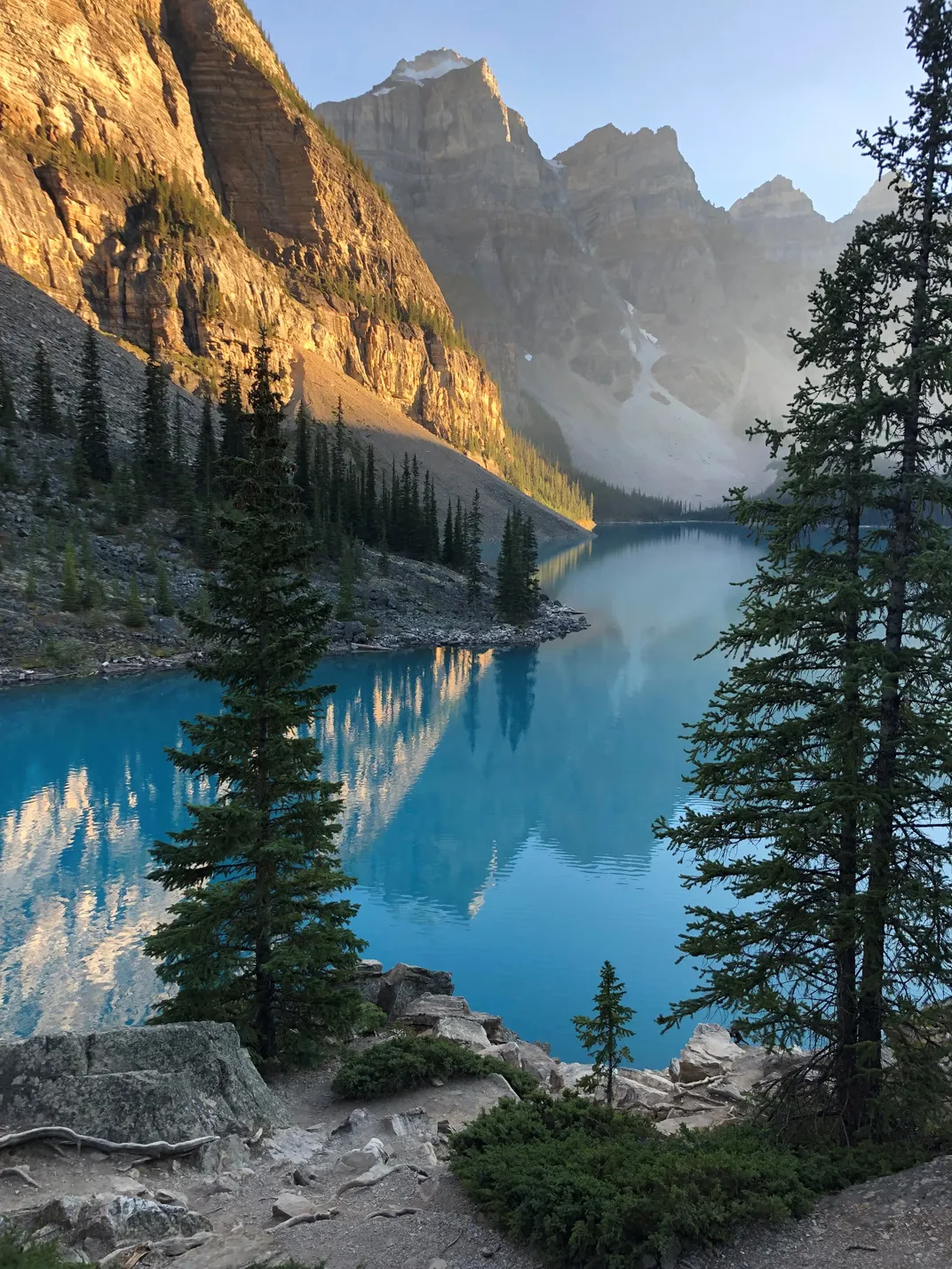 Moraine Lake in early evening | Smithsonian Photo Contest | Smithsonian ...