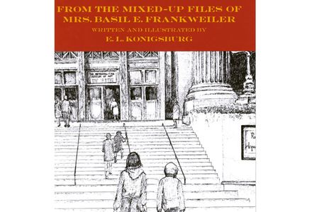 The original 1967 cover illustration of The Mixed-Up Files of Mrs. Basil E. Frankweiler