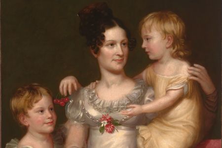 Sarah Weston Seaton with Her Children Augstine and Julia / Charles Bird King / c. 1815 / National Portrait Gallery, Smithsonian Institution / Bequest of Armida B. Colt