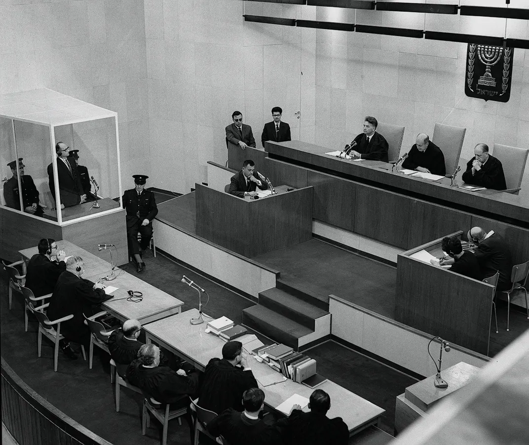 Adolf Eichmann is sentenced to death in Jerusalem on December 15, 1961.