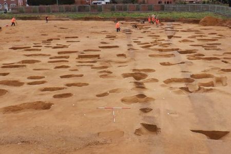 A newly discovered Anglo-Saxon cemetery in Oulton, England, includes more than 200 graves.