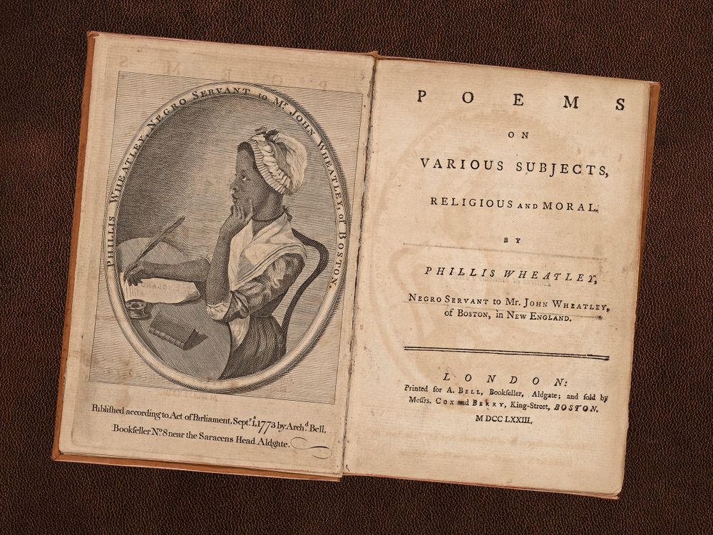 Phillis Wheatley's book