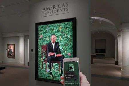 The Smithsonian's National Portrait Gallery offers a free audio tour of its presidential portraits.