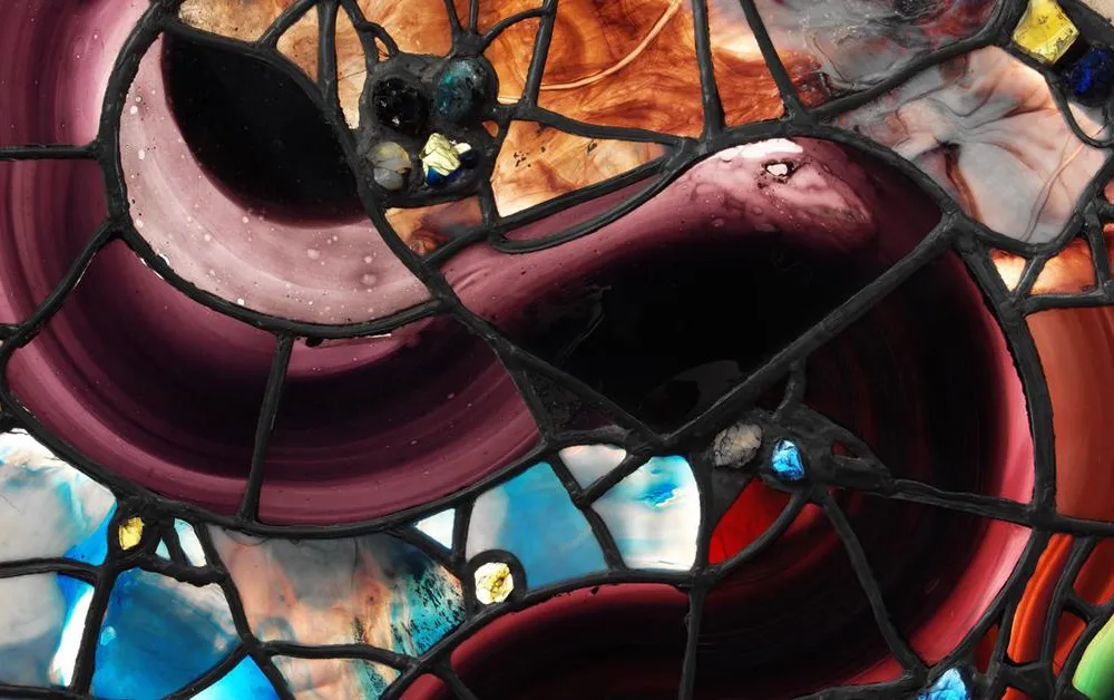 Tiffany stained glass (social)