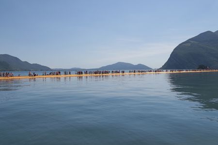 Christo's "Floating Piers" racked up 1.2 million visitors in just over two weeks. 