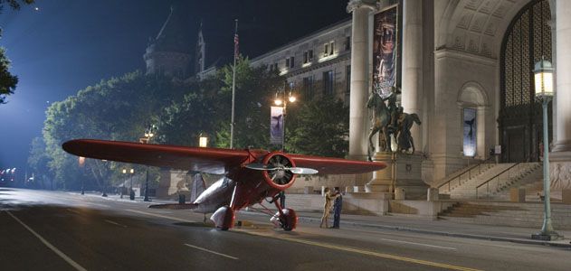 Twentieth Century Fox “had really faithful re-creations of aircraft and spacecraft,” she says. But don’t look for the movie version of Amelia Earhart’s airplane (shown here) to enter the collection.