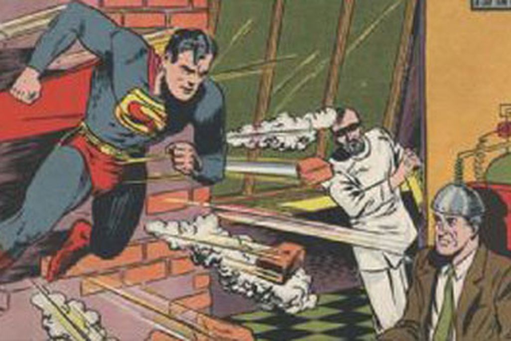 A Superman comic book