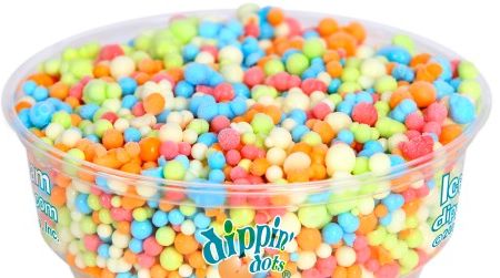 “Rainbow Ice” is a top selling flavor for Dippin’ Dots.