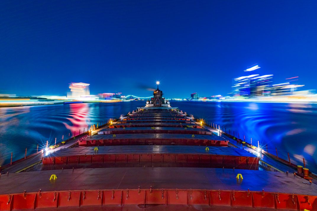 Detroit River At Night Smithsonian Photo Contest Smithsonian Magazine