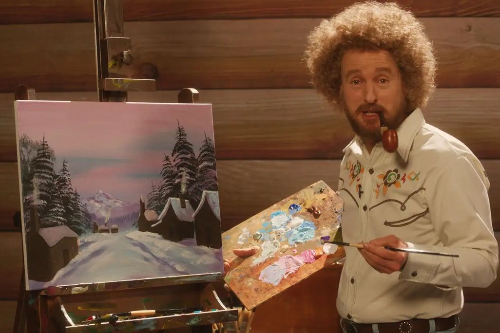 Owen Wilson in Paint movie still