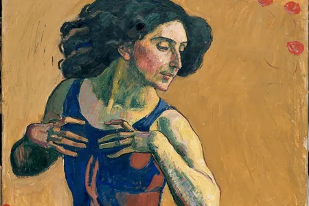 Femme en Extase (Woman in Ecstacy) (detail) by Ferdinand Hodler, 1911