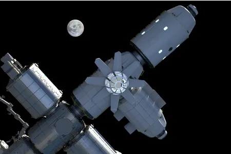 At first Axiom's modules would be attached to the International Space Station.  Eventually, the company wants to have a separate station in orbit. 