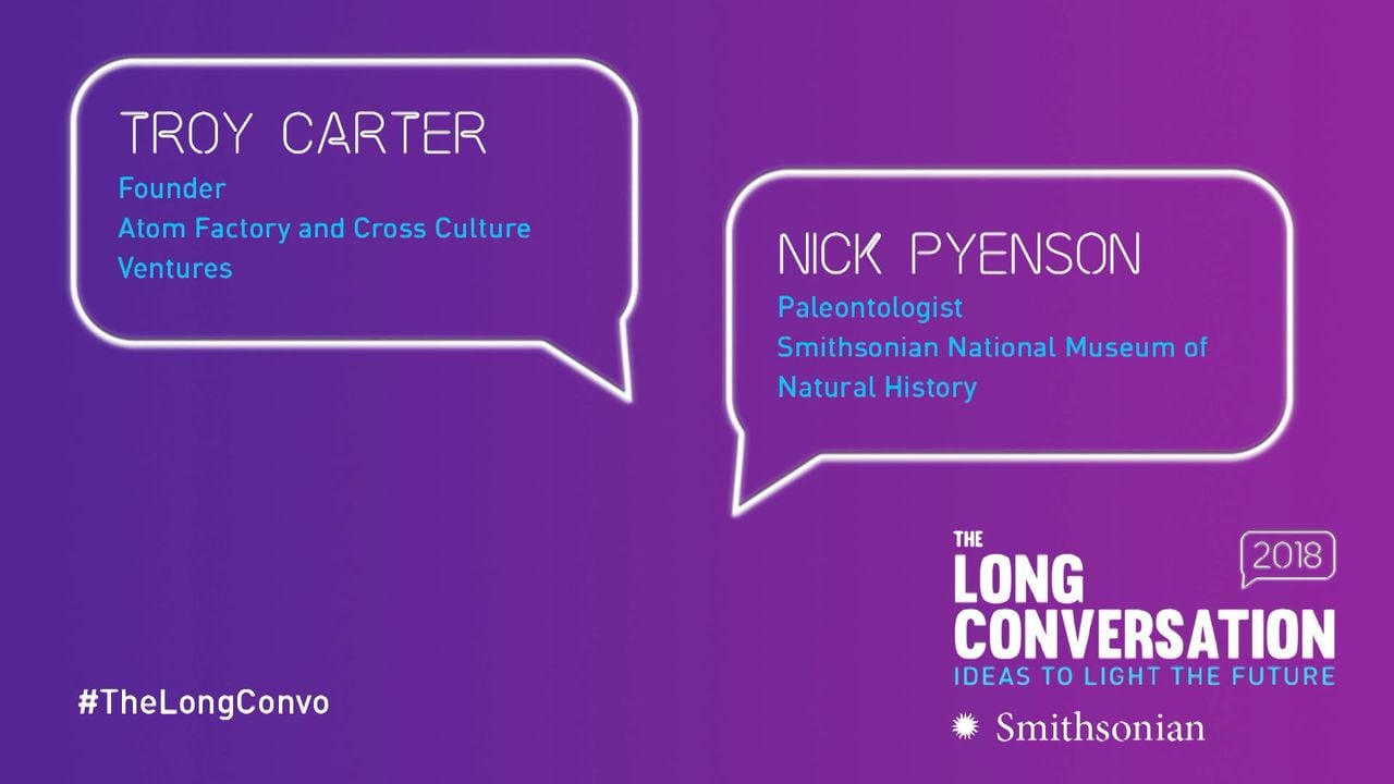 Preview thumbnail for The Long Conversation 2018: Troy Carter Interviews Nick Pyenson