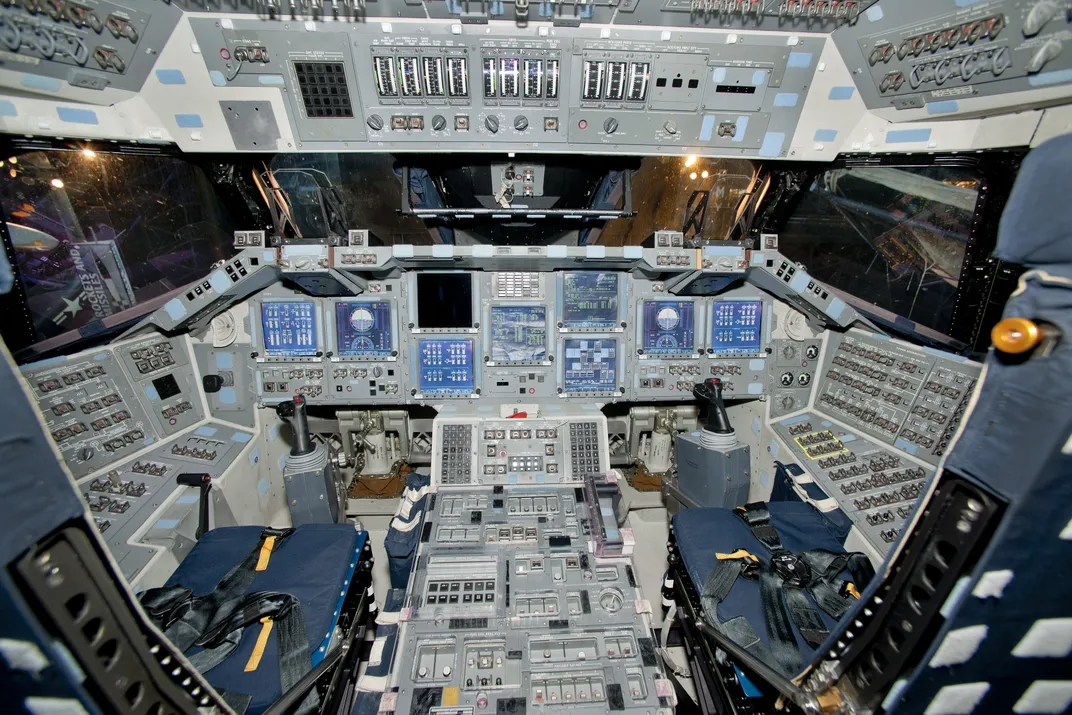 View of Discovery's Cockpit