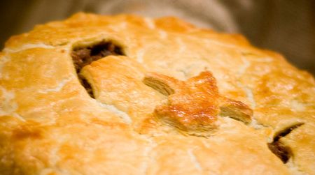 Only in Quebec, the tourtiere -- a holiday meat pie.