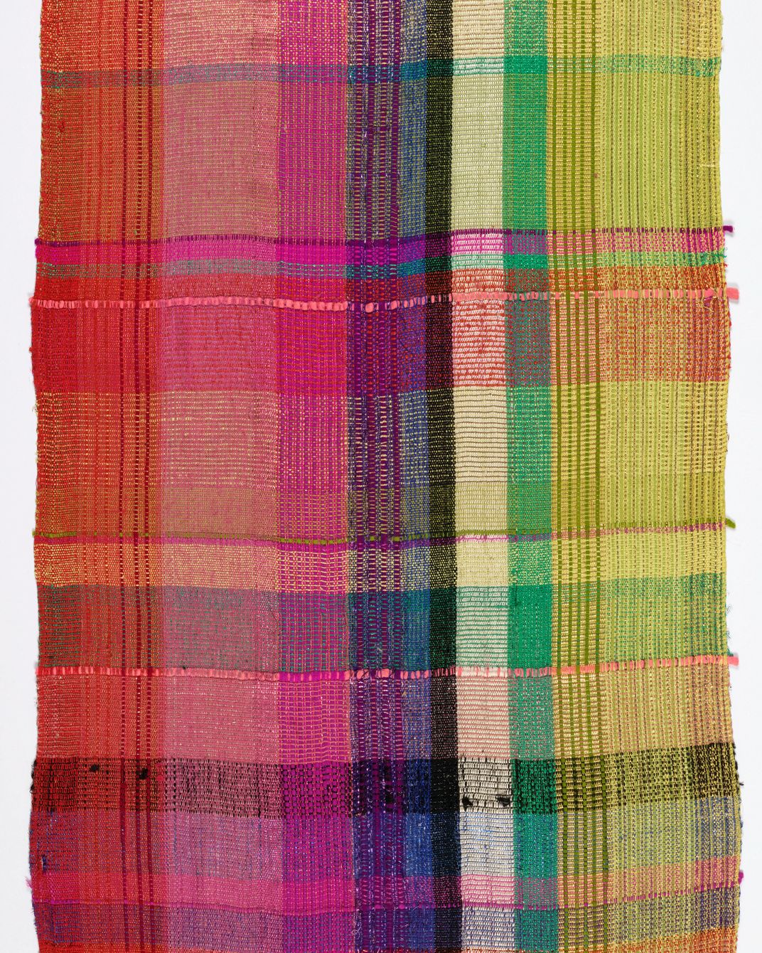 Mexican plaid textile designed by Liebes, circa 1938