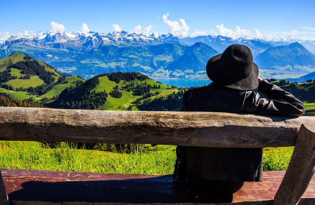 Taking in the view