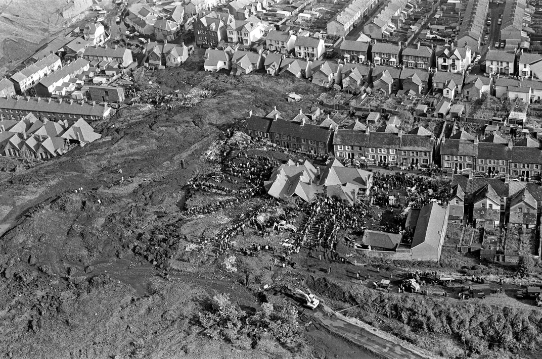 Aerial picture Aberfan