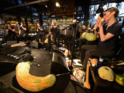 The Vegetable Orchestra performing in Madrid in 2013