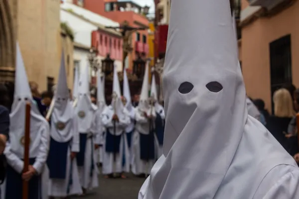 Hooded Nazarenos in Seville During La Semana Santa thumbnail