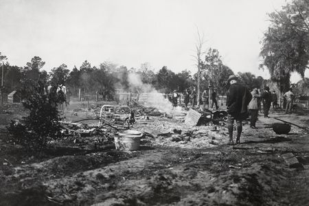The 1923 Rosewood massacre resulted in the deaths of six Black people and two white vigilantes.