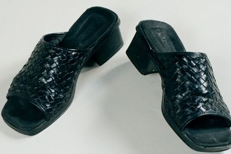 Shoes worn by Maria Cecilia Benavente on September 11, 2001 