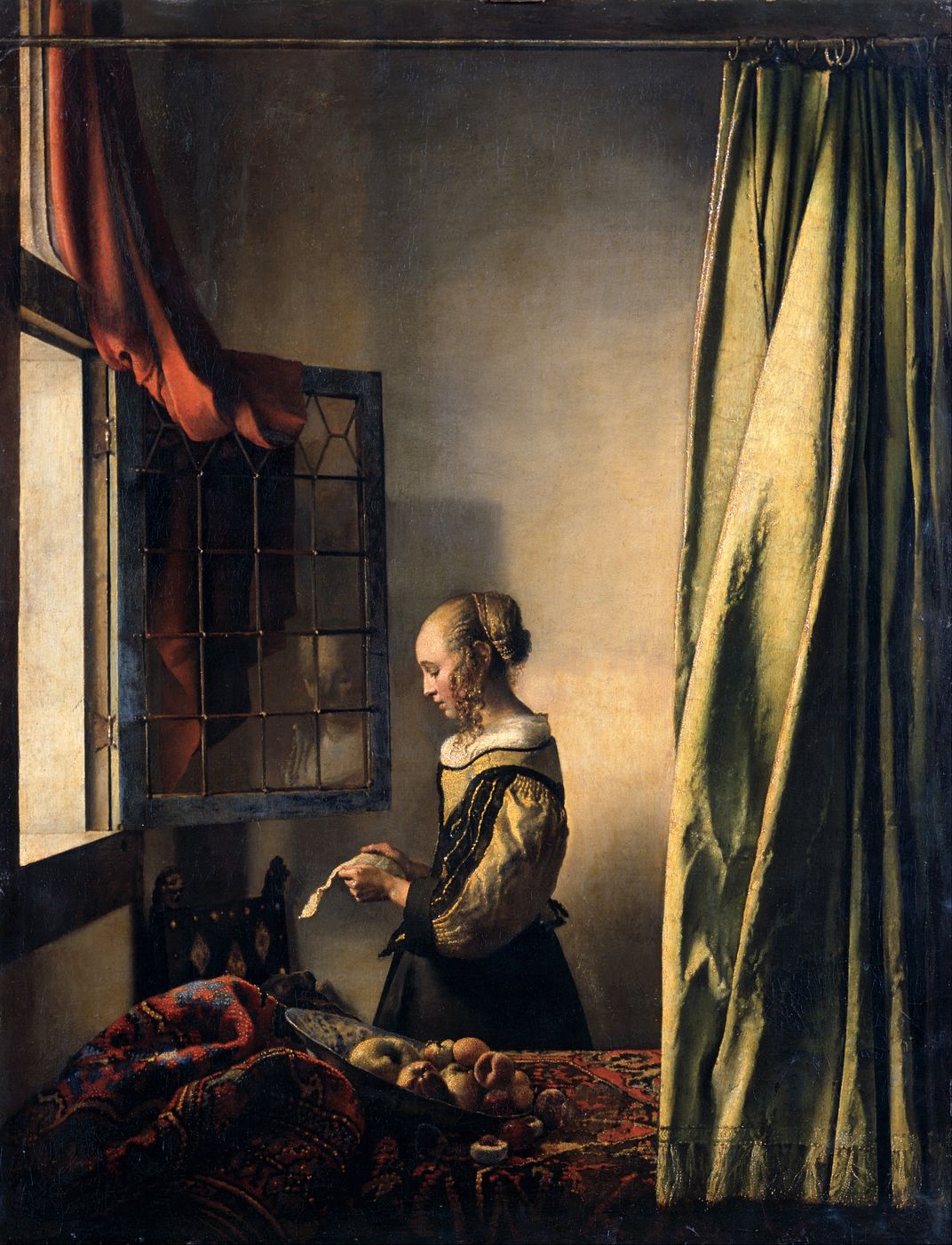 Girl Reading a Letter at an Open Window, Vermeer