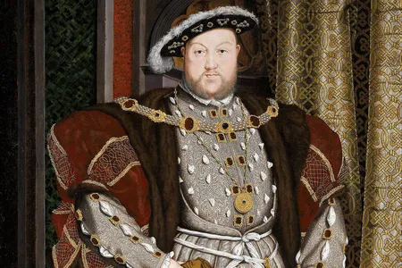 A portrait of Henry VIII, based on an original by Hans Holbein the Younger