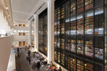 Interior of the British Library in London