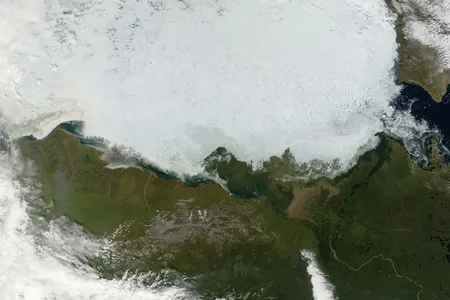 The Beaufort Sea, off the coast of Alaska, on July 25, 2006.