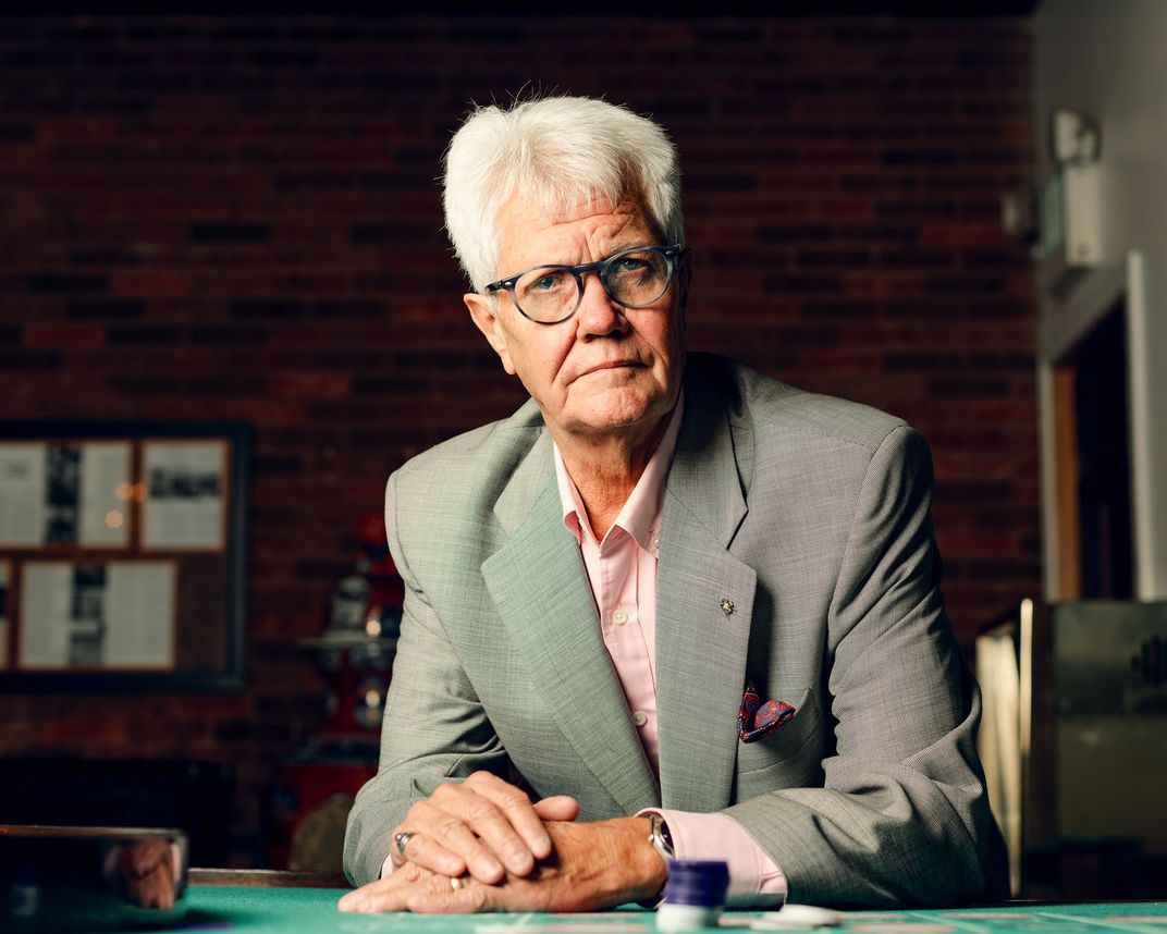 Robert K. Raines, founder and director of the Gangster Museum of America