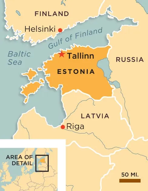 Estonia map