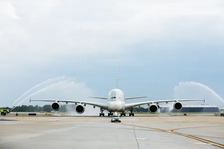 Atlanta welcomes Qatar's first flight. Atlanta's main airline, not so much.