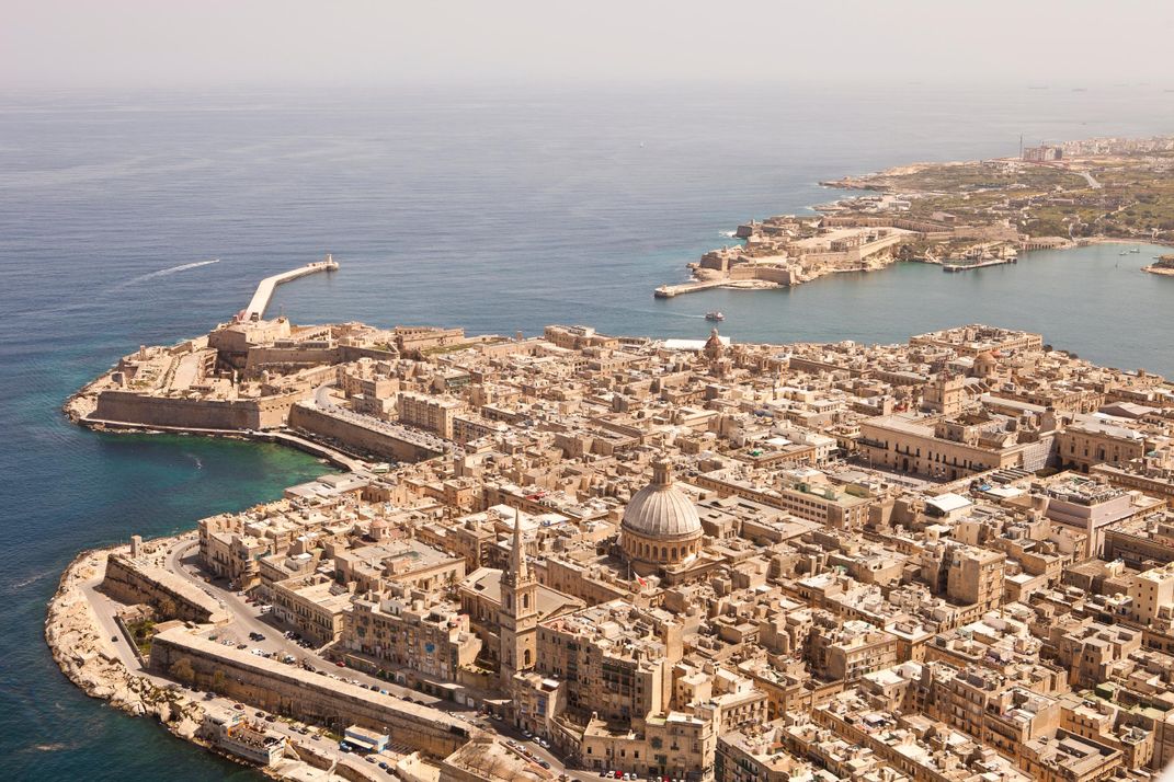 Panoramic view of Valletta, Malta