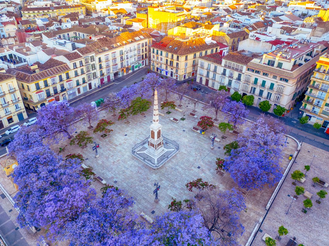 The iconic Plaza de la Merced, Málaga